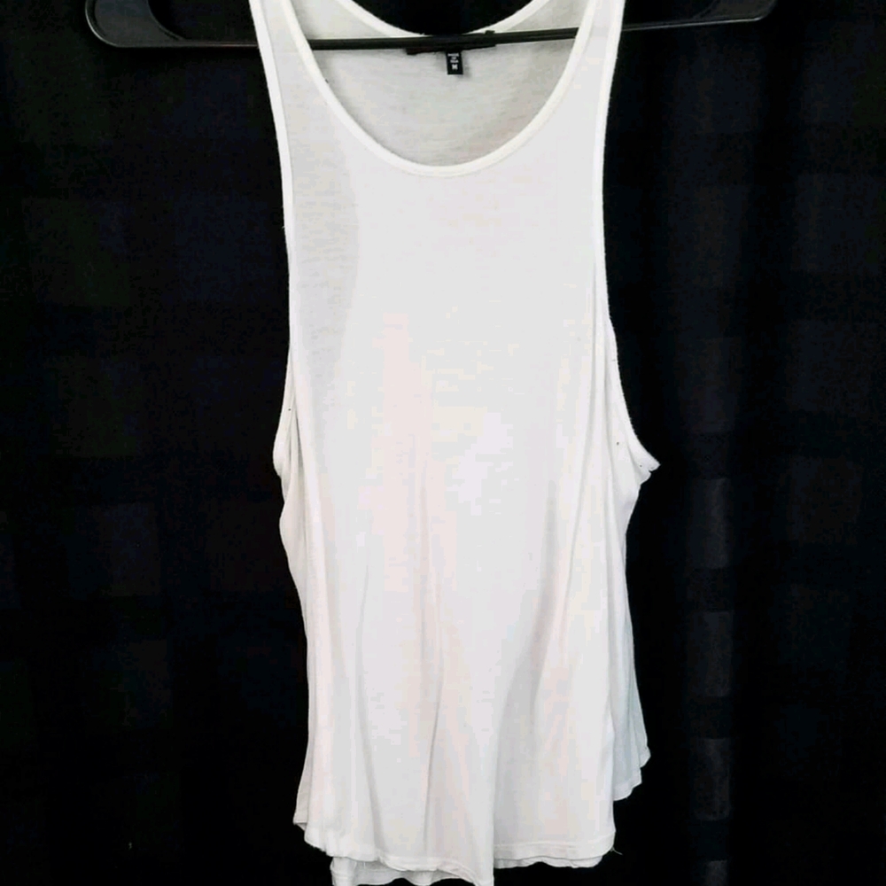 White tank top